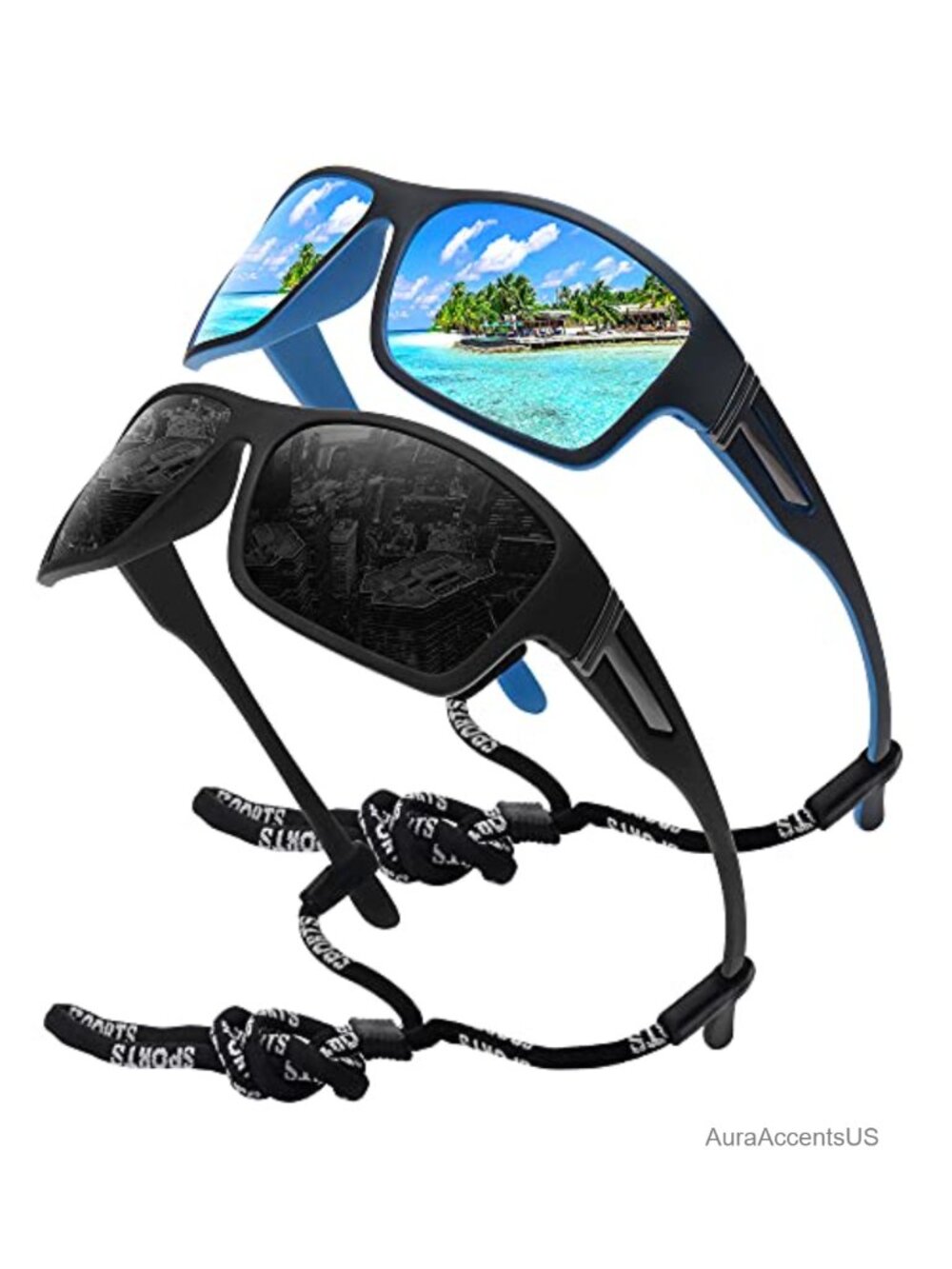 Polarized Sports Sunglasses for Men Women Fishing Driving UV400